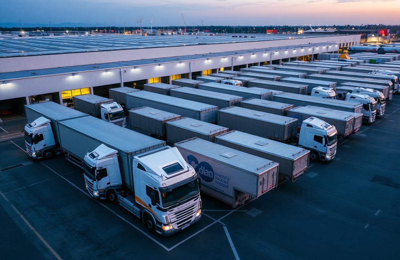 Fleet at depot